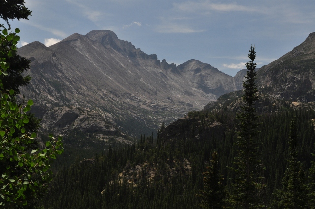 Mountain vista on the Bear Lake Trail